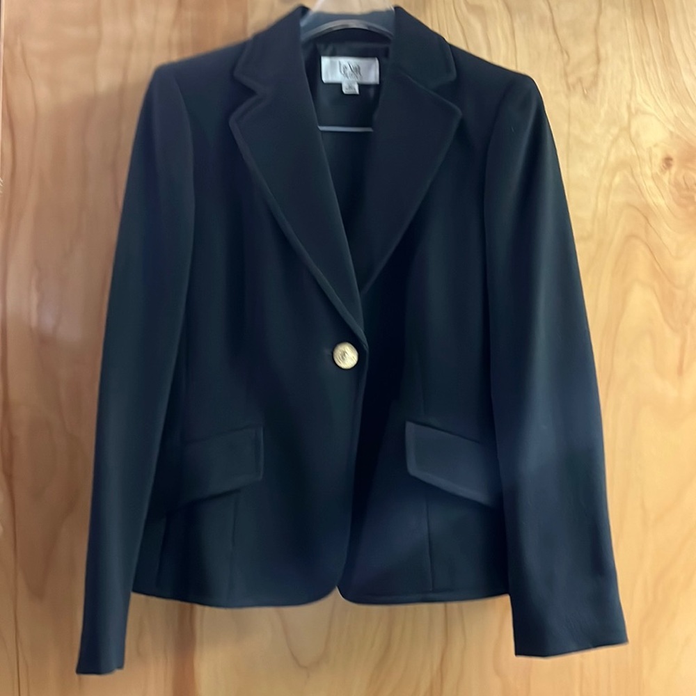 Basic Sleek One Button Blazer Calling All Lawyers - image 1